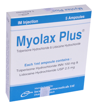 Picture of Myolax Plus IM Injection